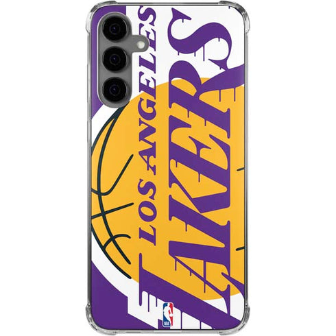 NBA Los Angeles Lakers Large Logo Galaxy S24 Plus Clear Case